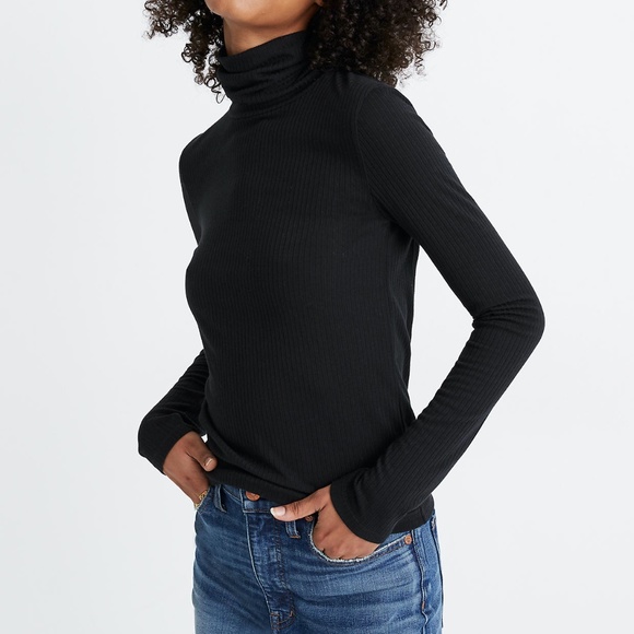 madewell black turtleneck